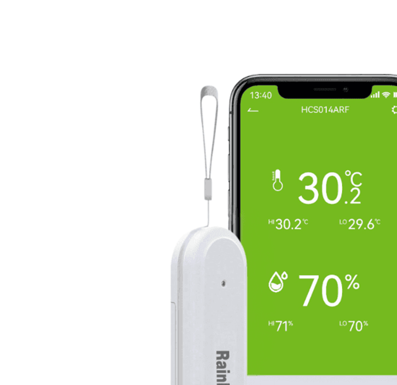 Smart Wi-Fi hub with RainPoint app