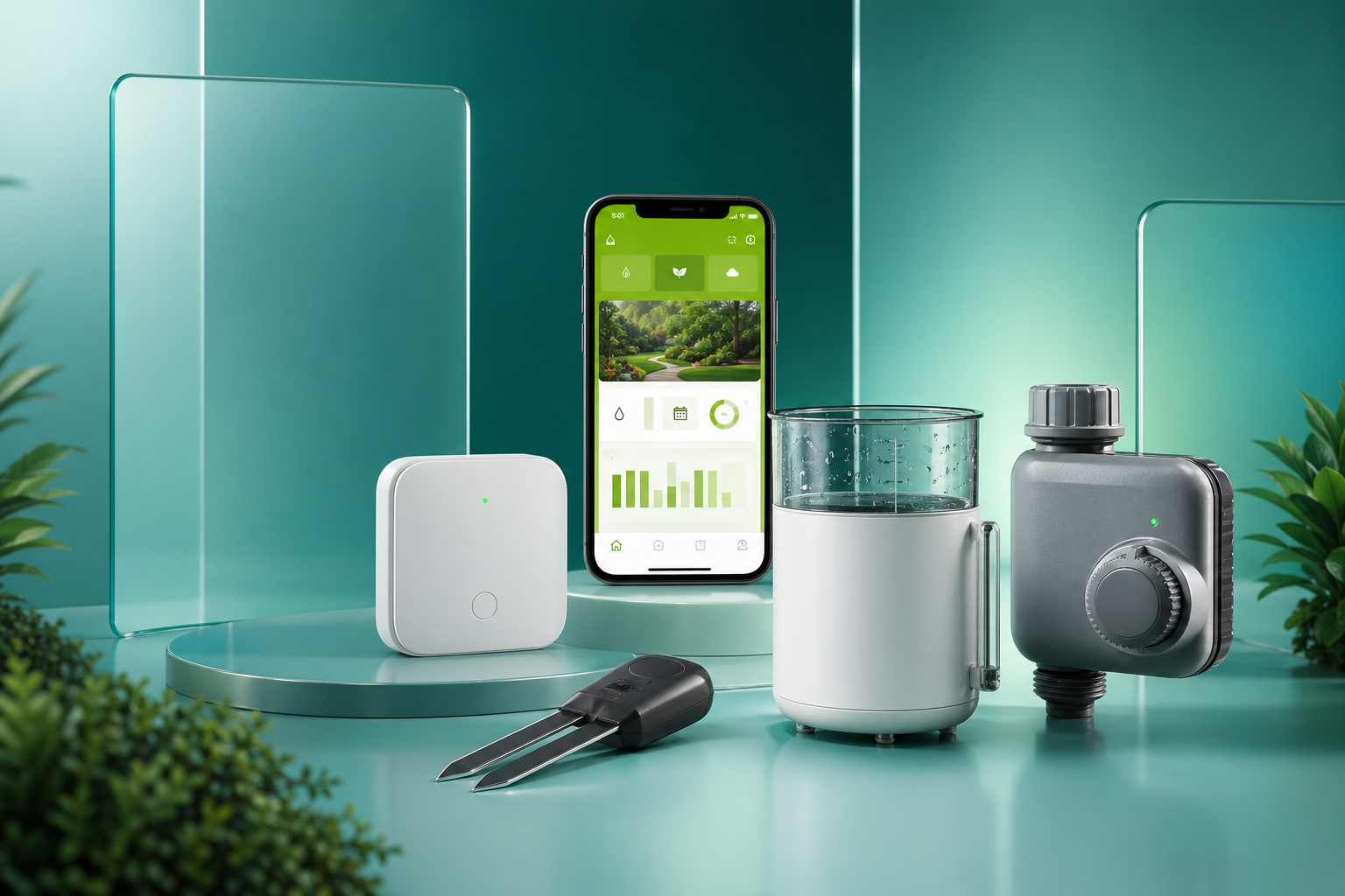 Premium smart irrigation device ecosystem